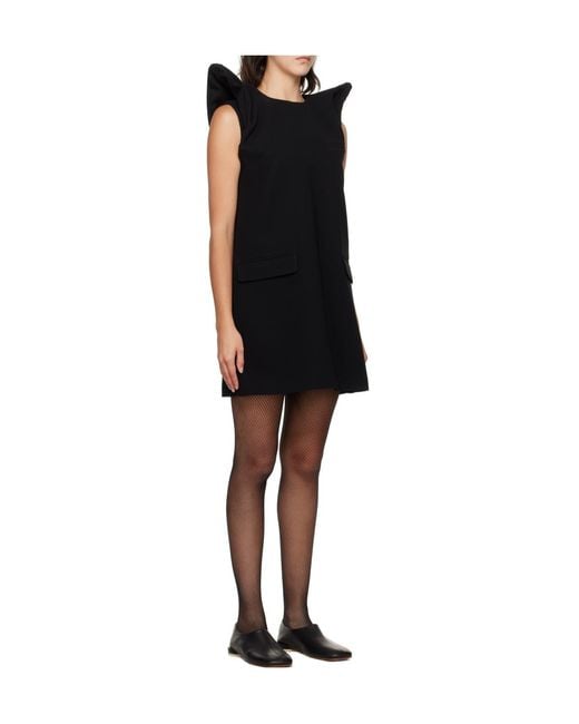 Niccolò Pasqualetti Black Spalla Dress