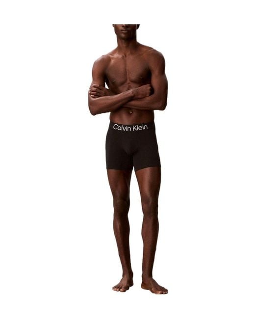 Calvin Klein Black Solid Color Single Boxer for men