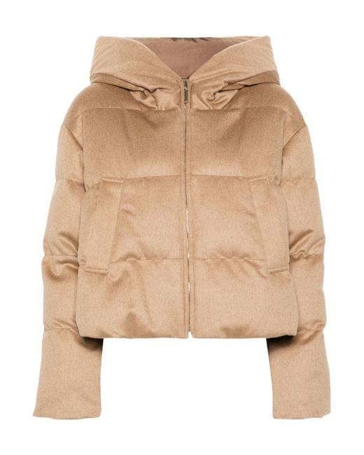 Max Mara Natural The Cube Padded Hooded Jacket