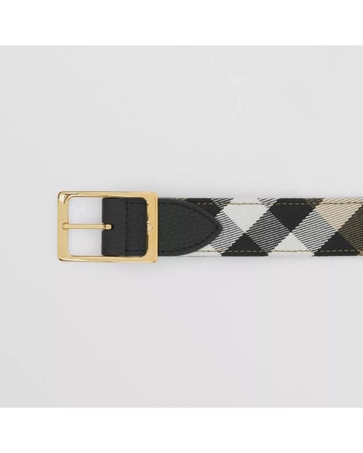Burberry Multicolor Double-Sided Checked Belt