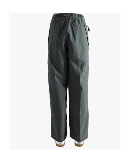 And Wander Gray X Roa Belted Cargo Pants for men