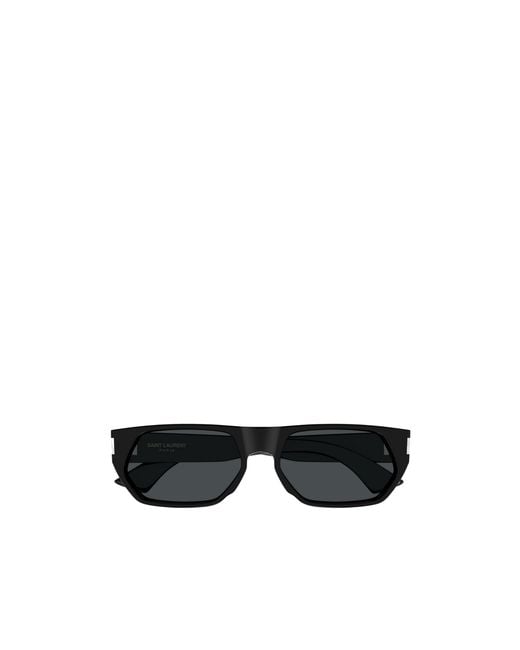 Saint Laurent Black Eyewear Sl898 Rectangular Sunglasses for men