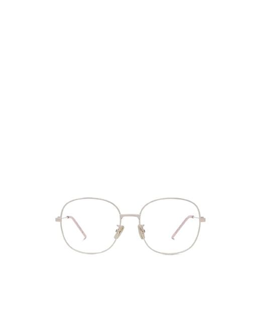 Givenchy White Oval-Frame Glasses