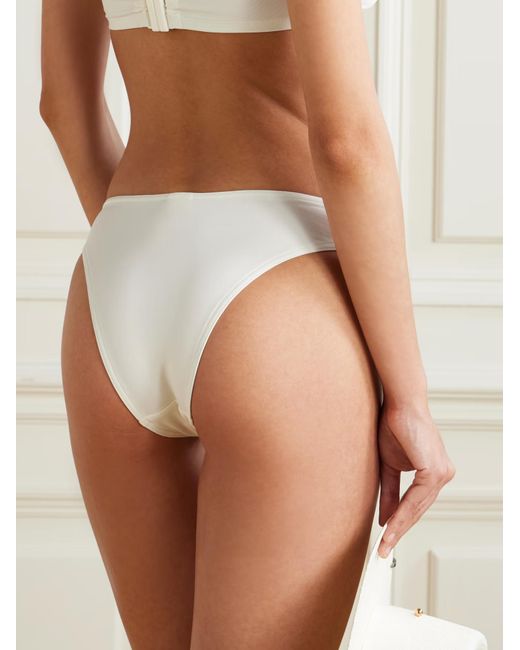 Eres White Coulisses Bikini Bottoms