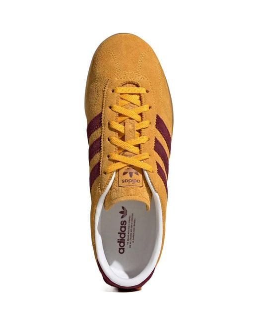 Adidas Orange Originals Gazelle Lo Pro Low-Top Sneakers