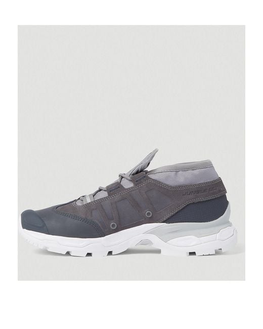 And Wander Gray X Salomon Jungle Lace-Up Sneakers for men
