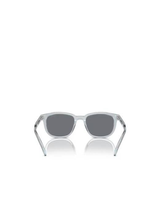 Prada White Eyewear Square Frame Sunglasses for men