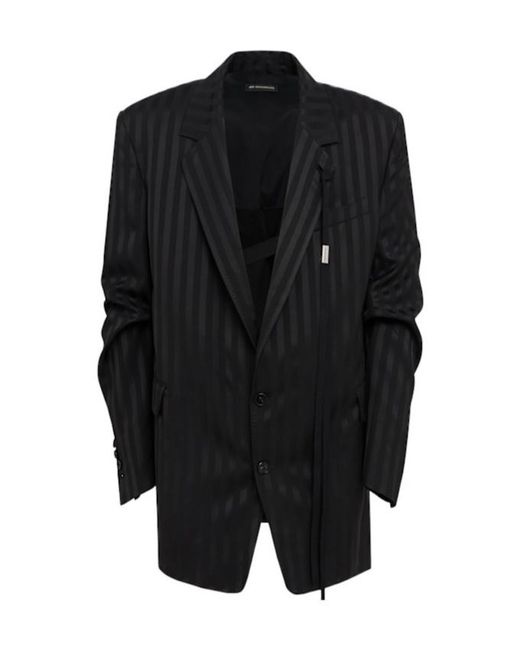 Ann Demeulemeester Black Anthoon High Comfort Tailored Jacket for men