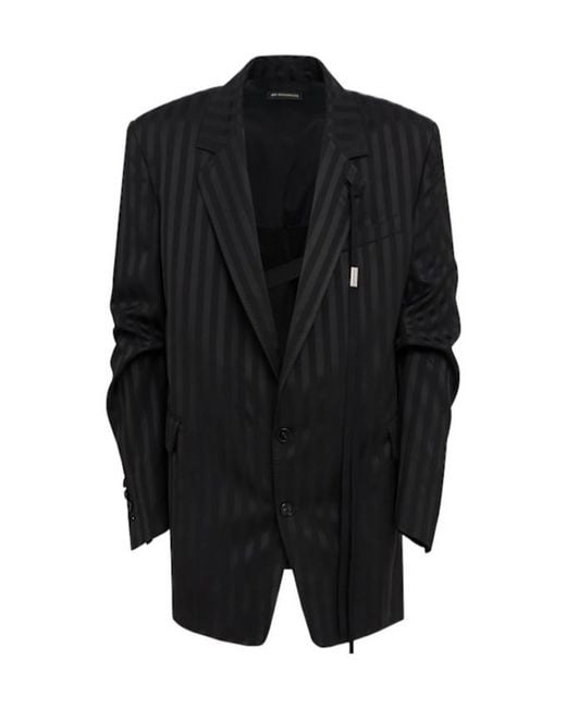 Ann Demeulemeester Black Anthoon High Comfort Tailored Jacket for men