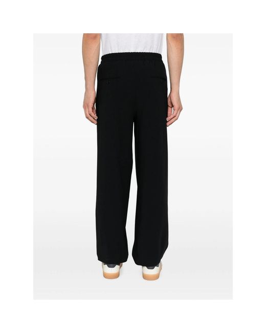 Giorgio Armani Black Casual Pants With Pockets for men