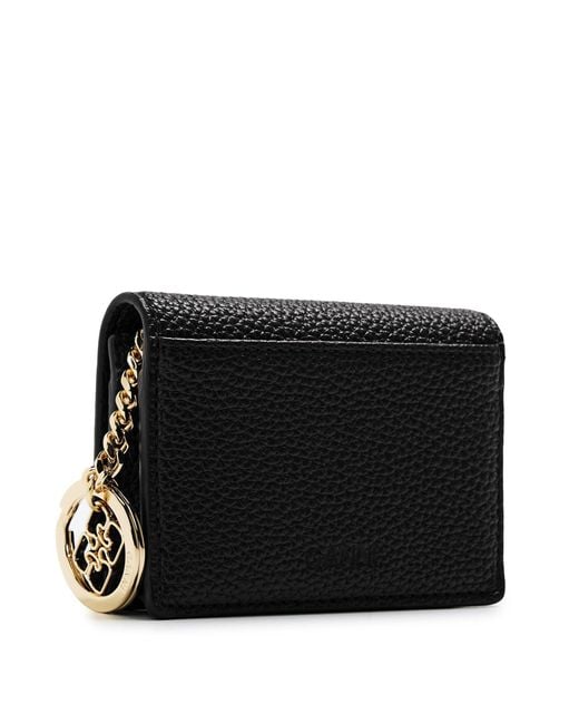 Ganni Black Flip Card Holder