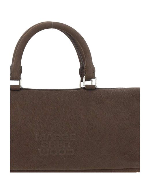 MARGE SHERWOOD Brown Dumpling Ew Shoulder Bag