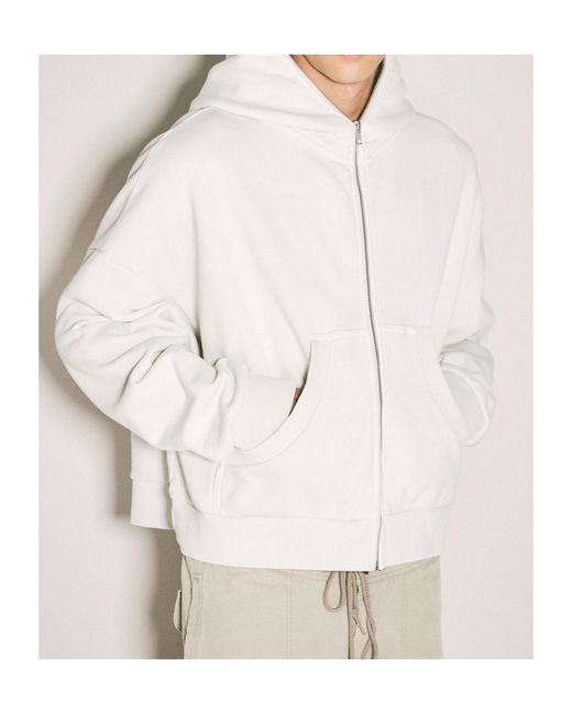 Entire studios Gray Eternal Full-Zip Hoodie for men