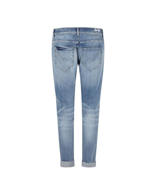 Dondup Blue George Skinny-Fit Jeans for men