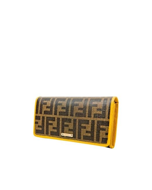 Fendi Multicolor Long Wallet With Letters