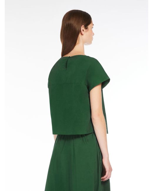 Weekend by Maxmara Green Open-Necked Shirt