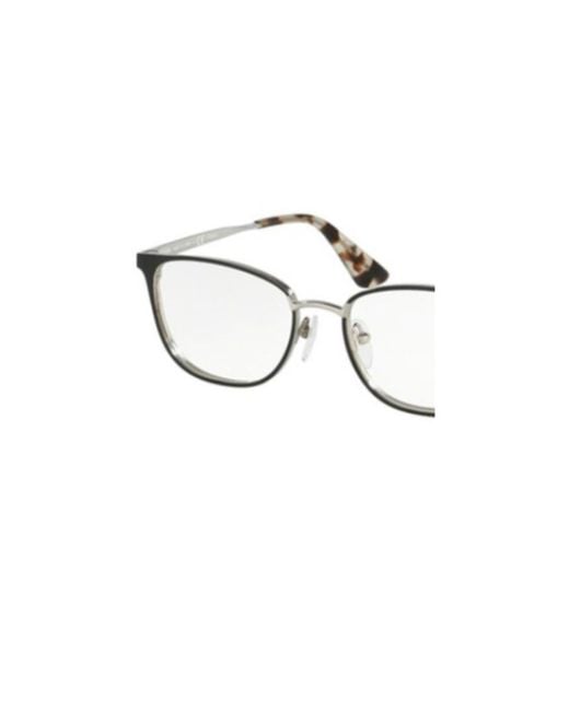 Prada White Logo Flat Mirror