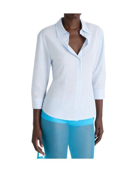 Paloma Wool Blue Collared Shirt