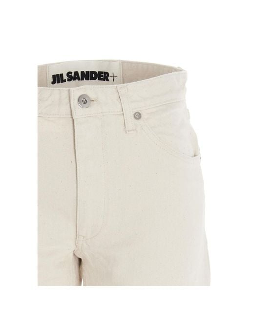 Jil Sander Natural Straight-Leg Jeans