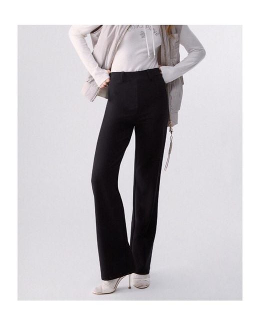 Liu Jo Blue Regular Fit Trousers