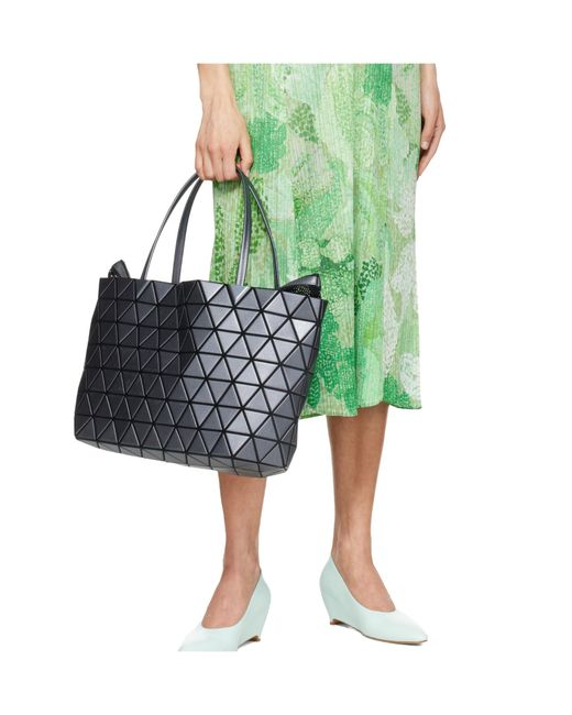 Issey Miyake Black Geometric Shoulder Bag