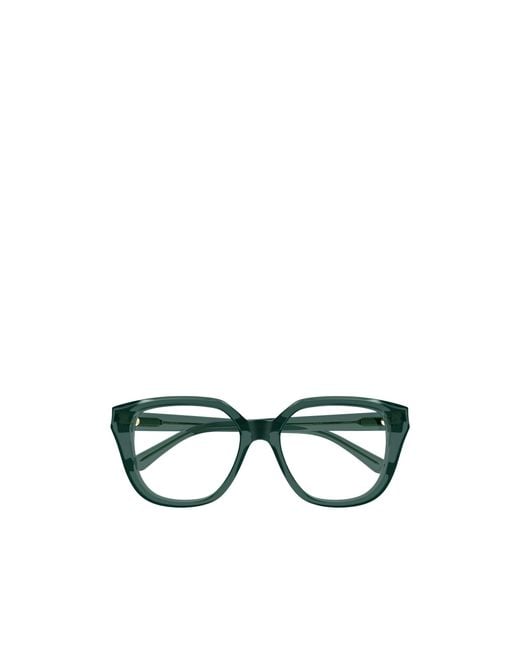 Chloé Green Chloé Eyewear Square-Frame Glasses