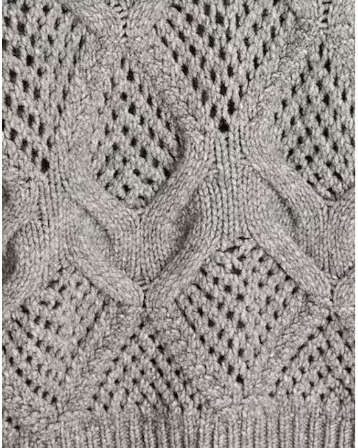 Sportmax Gray Sweater Wool, Polyamide