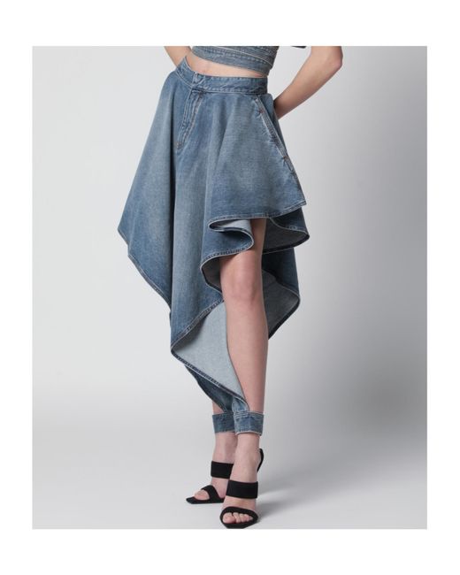 Alaïa Blue Patchwork Jeans