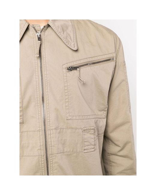 Maison Margiela Natural Long-Sleeved Single-Breasted Blazer for men