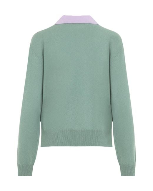 Marni Green Long-Sleeved Sweater