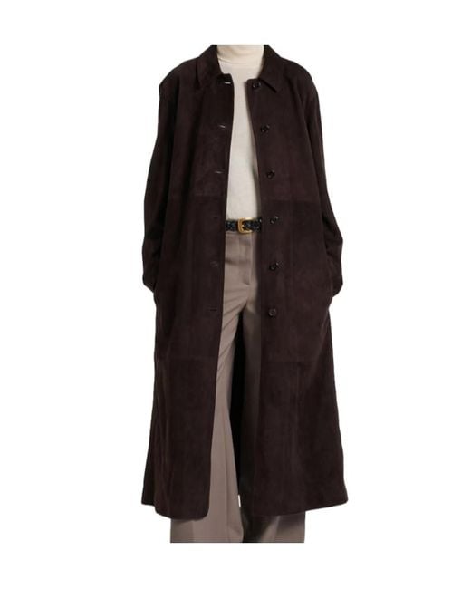The Row Black Long-Sleeved Coat