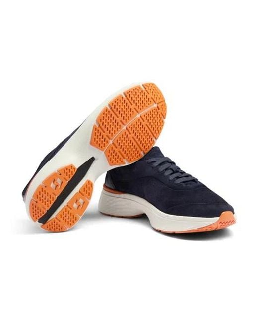 Santoni Blue Bounce Sneakers for men