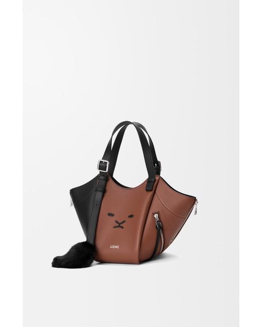 Loewe Brown Hammock Flip Shoulder Bag