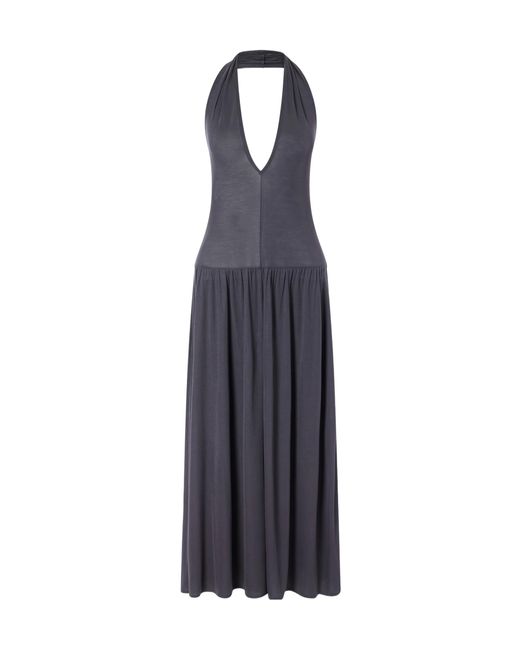 St. Agni Blue Backless Dress