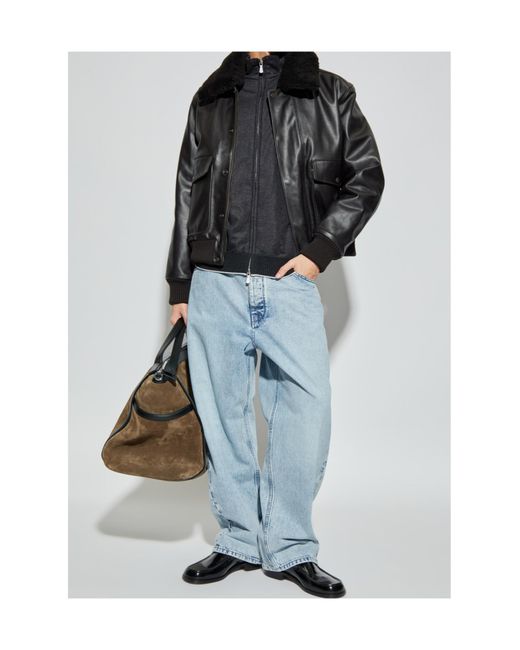Eleventy Blue Ribbed Zip Jacket for men