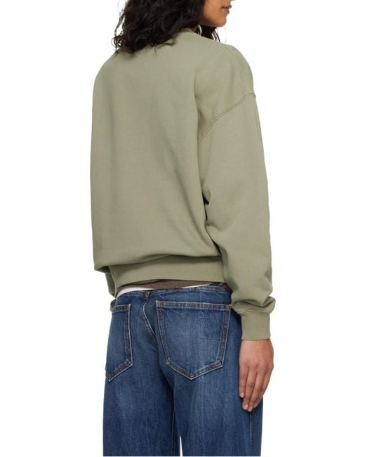Anine Bing Gray Long-Sleeved Sweatshirt