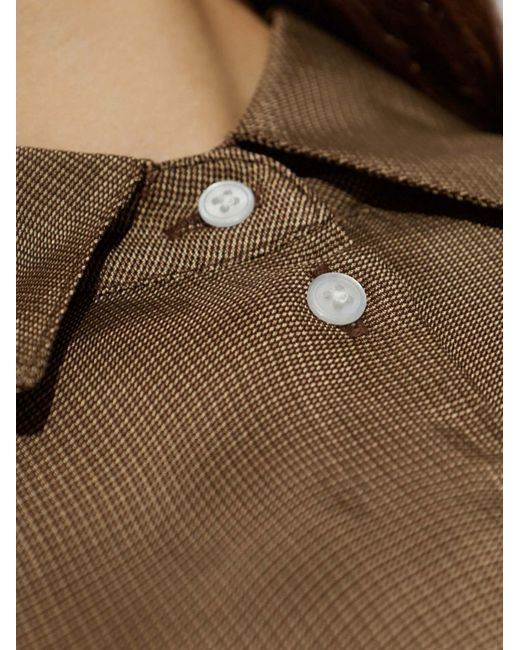 Rohe Brown Long-Sleeved Shirt
