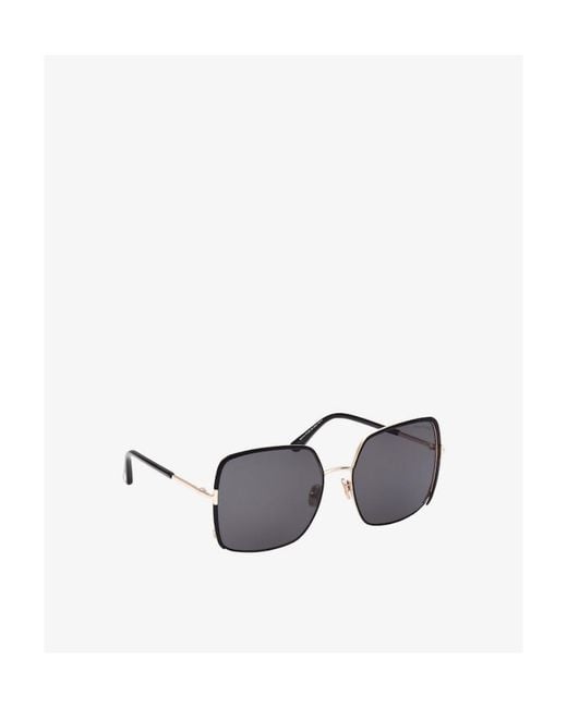Tom Ford Metallic Eyewear Square Frame Sunglasses