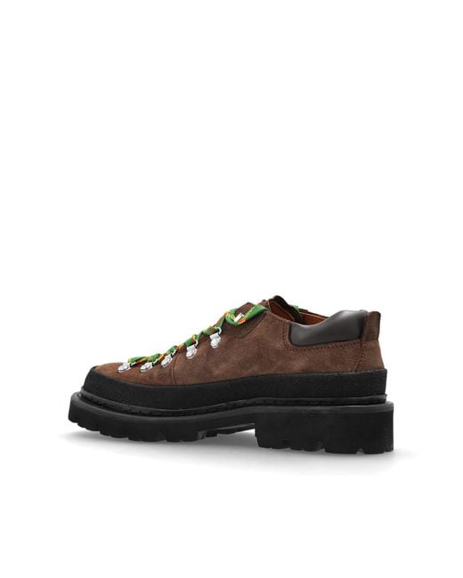 DSquared² Brown Lace-Up Casual Shoes for men