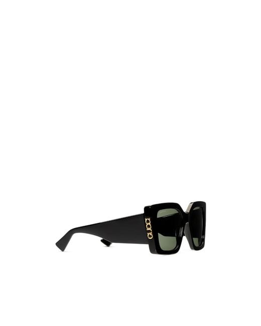 Gucci Black Cat-Eye Sunglasses