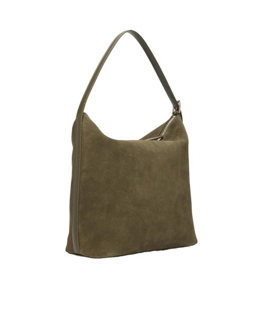 A.P.C. Green Zipped Tote Bag