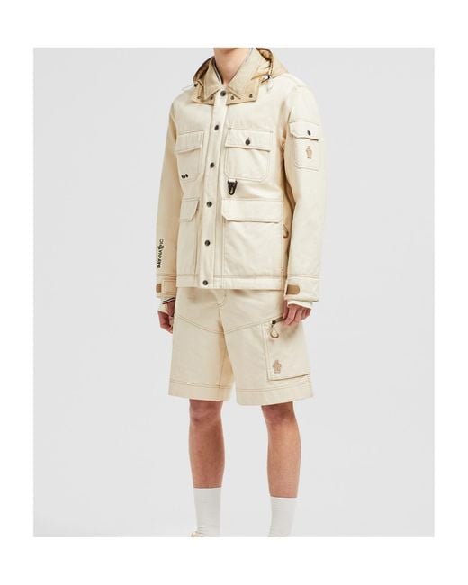 Moncler Natural Grenoble Kelpius Down Field Jacket for men