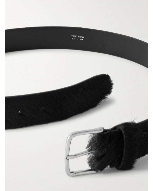 The Row Black Maxi Classic Belt