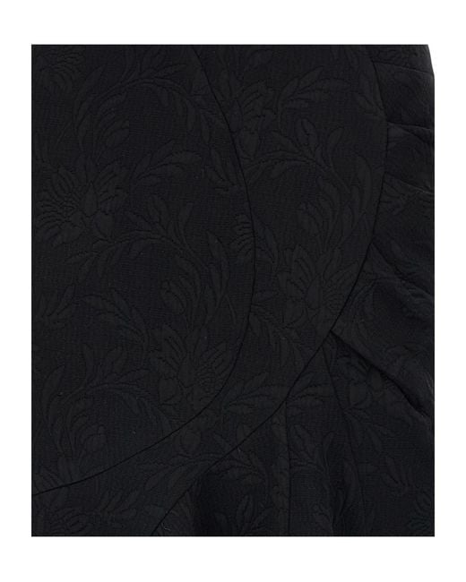 Dries Van Noten Black Sibel Flared Skirt