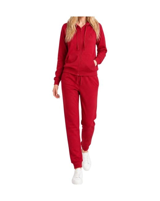 ARMANI EXCHANGE Red Zipper Sweatshirt