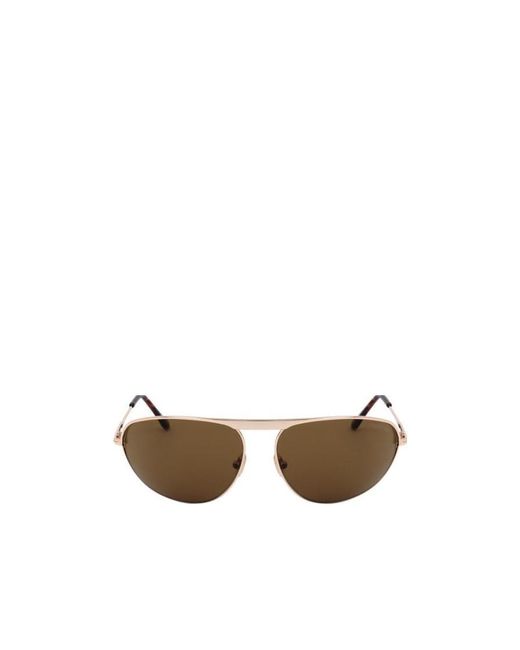 Tom Ford Multicolor Slim Oval-Frame Sunglasses for men