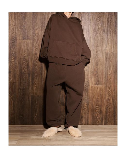 Entire studios Brown Elastic-Waist Tapered Pants for men