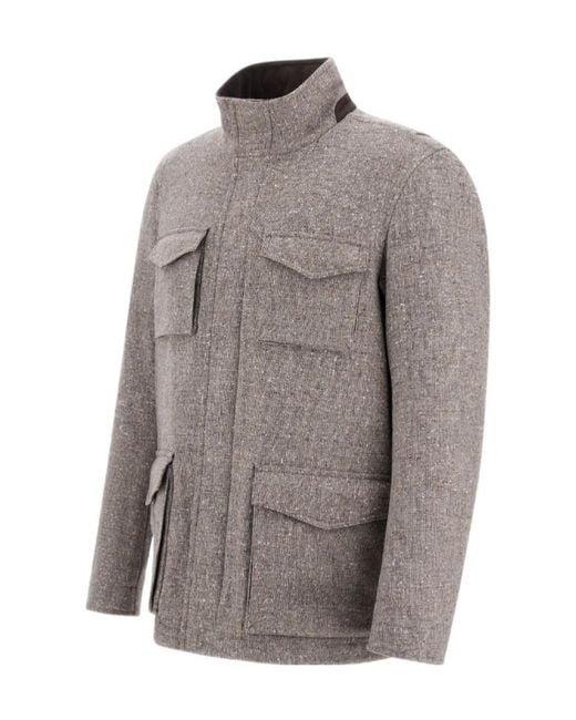 Herno Gray Resort Field Jacket for men