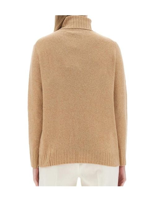 Aspesi Natural Wool Knit Jersey Sweater