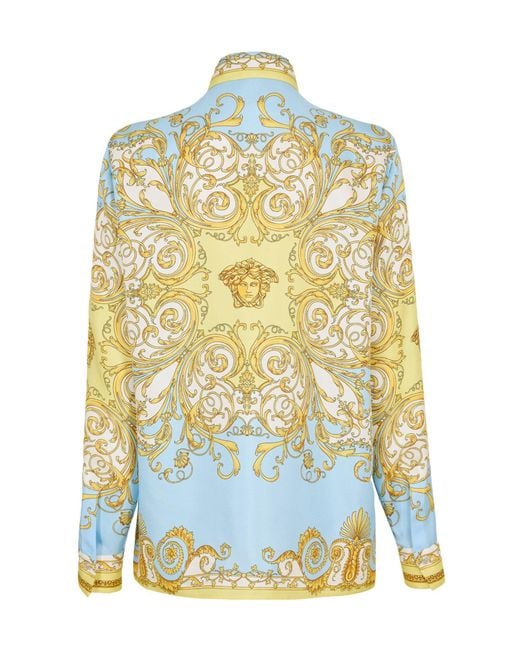 Versace White Printed Shirt